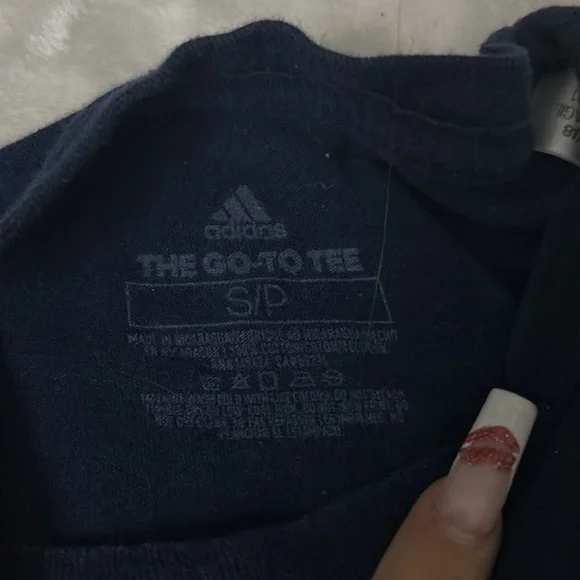 adidas navy blue size small - Picture 2 of 3
